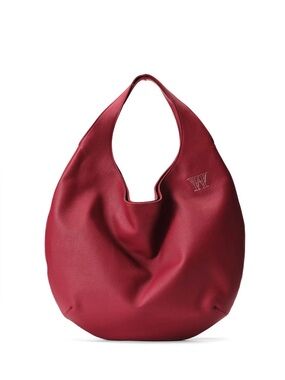 HANWEN NEW YORK 100% Calfskin Anode Sack Bag in Wine with Dust Bag NWOT